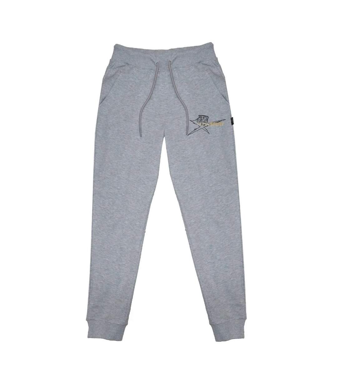 Mens Small Logo Jogging Bottoms Grey Plein Sport-1