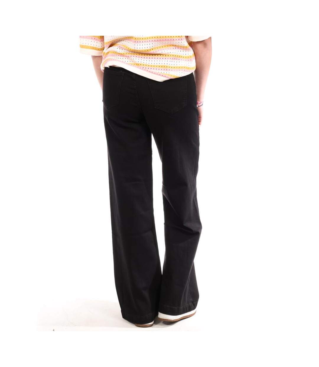 Jean loose noir femme monday premium 1877a-2
