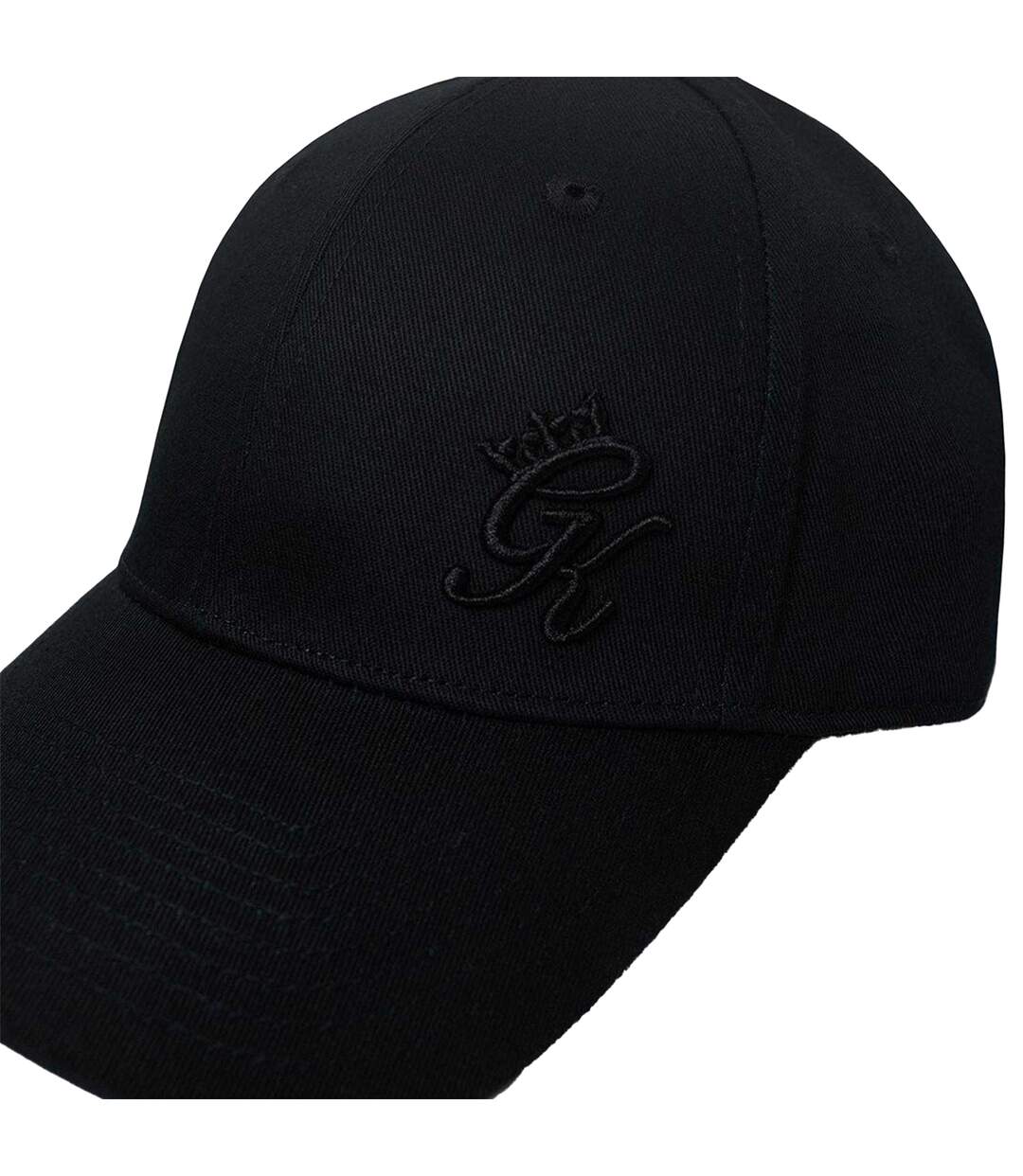 Casquette De Baseball Motif/style Logo Brodé Noir Gym King-3