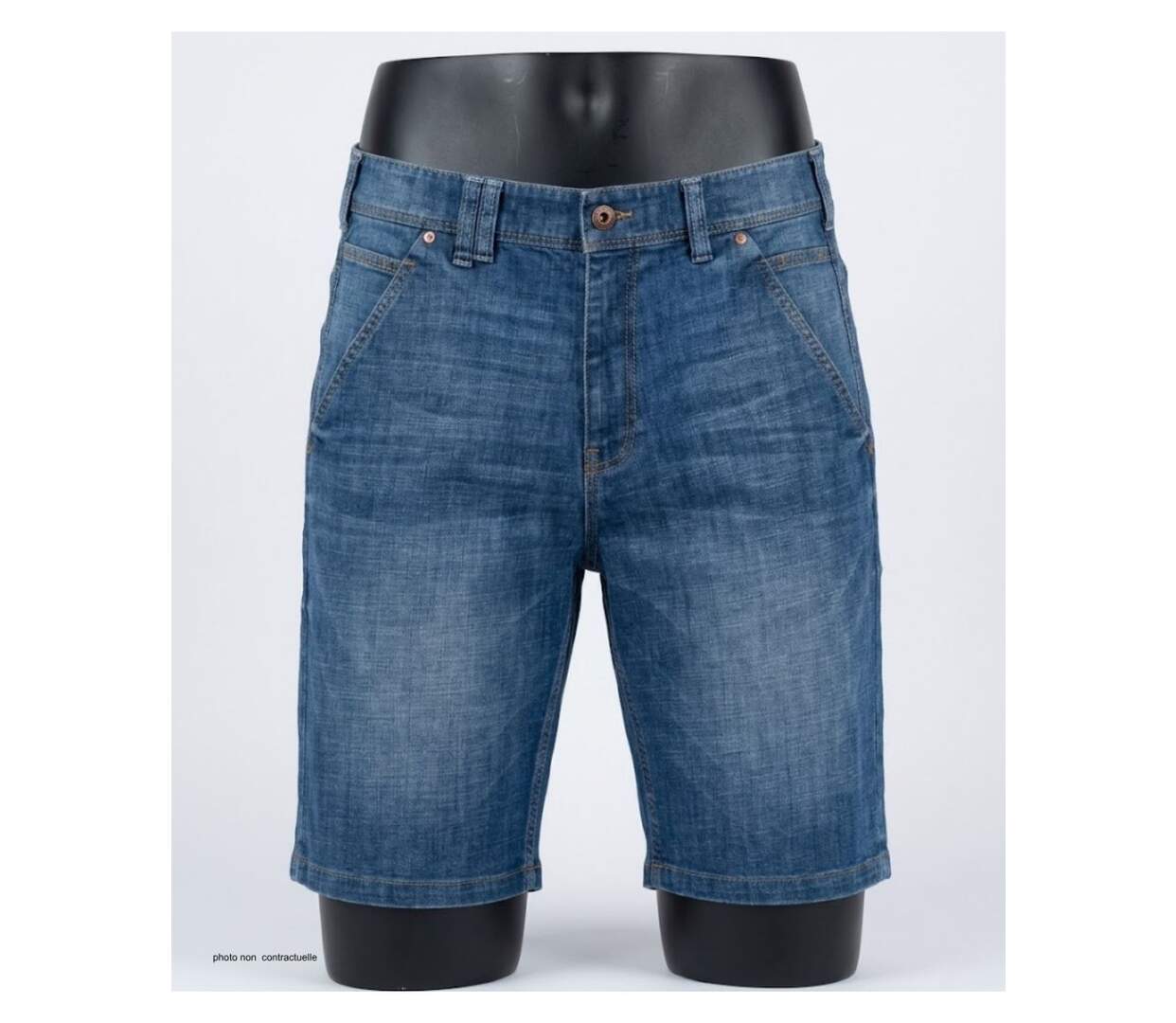 Bermuda en jean CHALLENGER IBIS2 : le short en denim stretch au confort inégalé-3