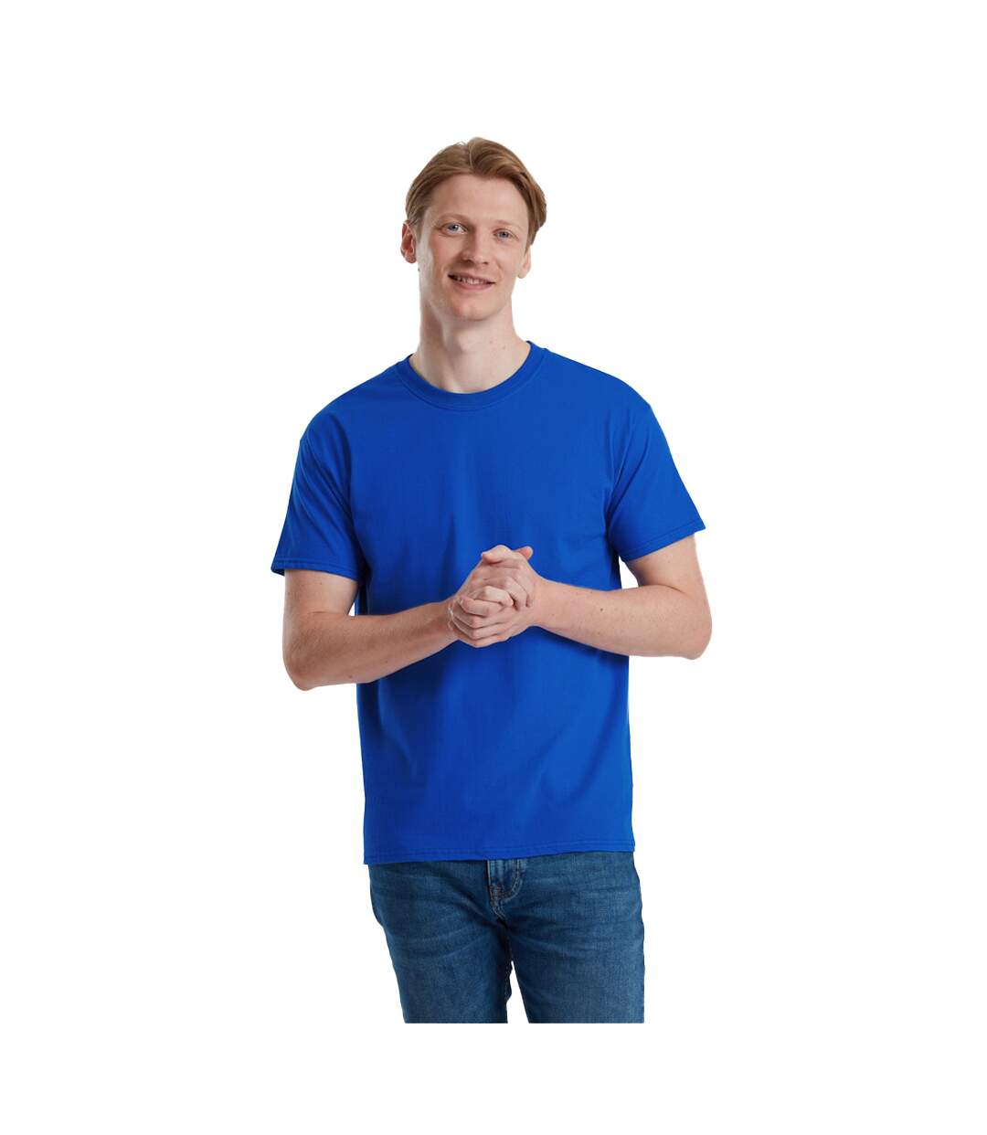 T-shirt Pure Adulte Bleu Roi Fruit Of The Loom-4