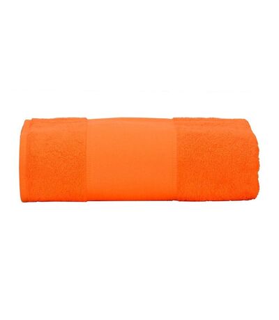 A&R Towels Print-Me Bath Towel (Bright Orange) (One Size) - UTRW6037