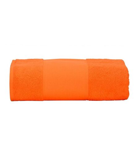 A&R Towels Print-Me Bath Towel (Bright Orange) (One Size) - UTRW6037