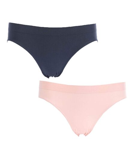 Lot de 2 Culottes Rose et Bleu femme Dim D05DZ