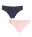 Lot de 2 Culottes Rose et Bleu femme Dim D05DZ-1