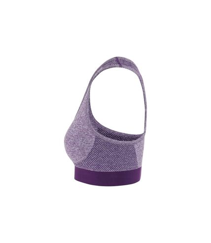 Brassière de sport femme violet TriDri