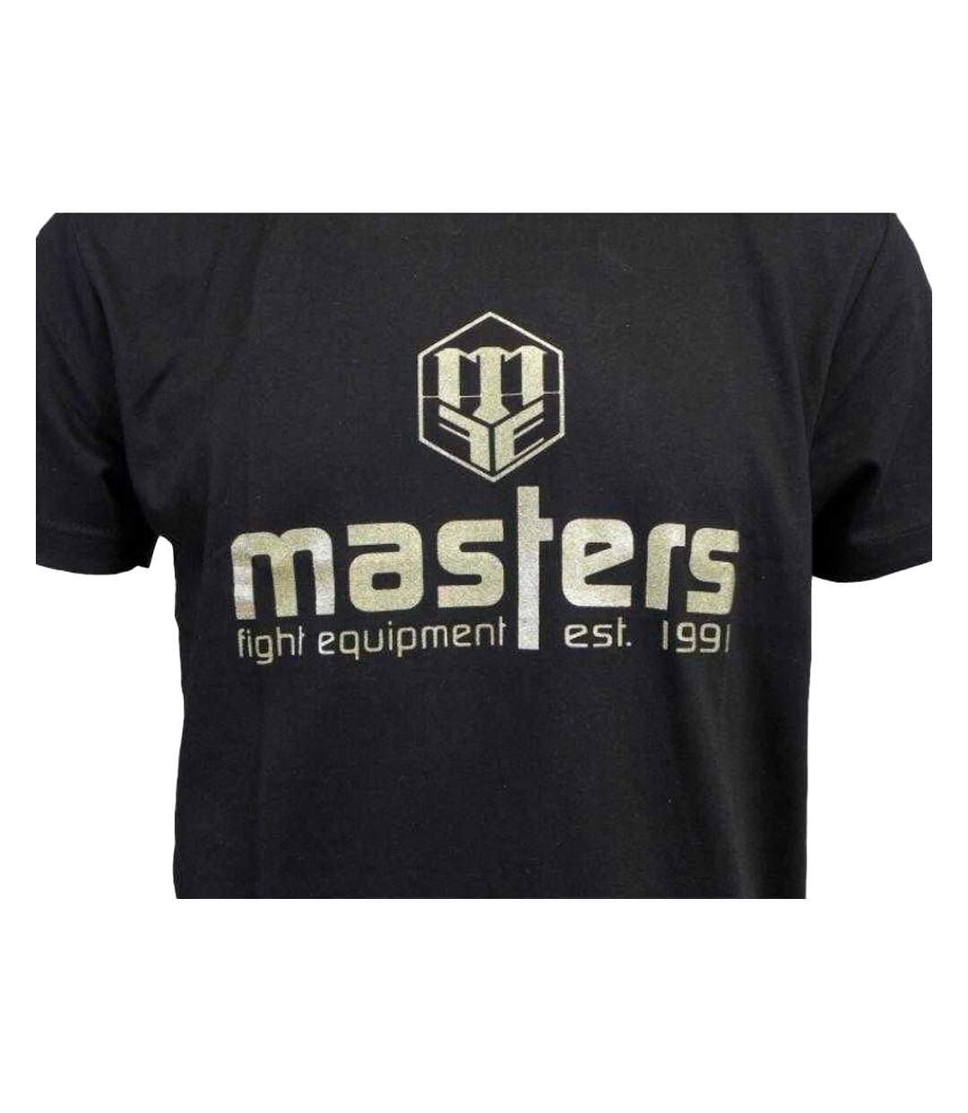 T-shirt Basic Homme Noir Masters-3