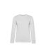 B&C Womens/Ladies Organic Sweatshirt (White)