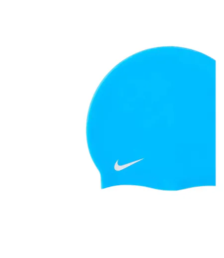 Bonnet De Bain Motif/style Swoosh Adulte Bleu Nike