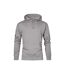 Sweat À Capuche 80/20 Homme Nouveau Gris Clair Uni Promodoro-1