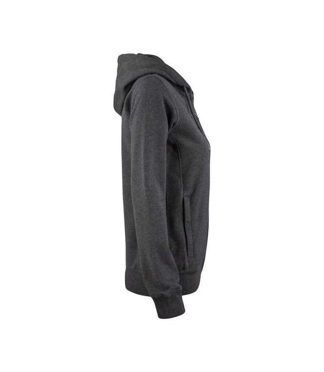 Veste À Capuche Premium Femme Anthracite Clique-4