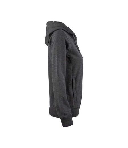 Veste À Capuche Premium Femme Anthracite Clique