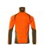 Pull Accelerate Safe Homme Orange Fluo Vert Kaki Foncé Mascot-2