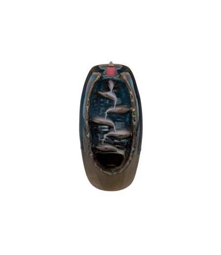 Fontaine à Cônes d'Encens Taly 20cm Bleu
