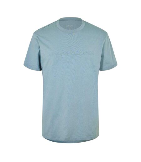 Mens Embossed T-shirt Lead Armani Exchange