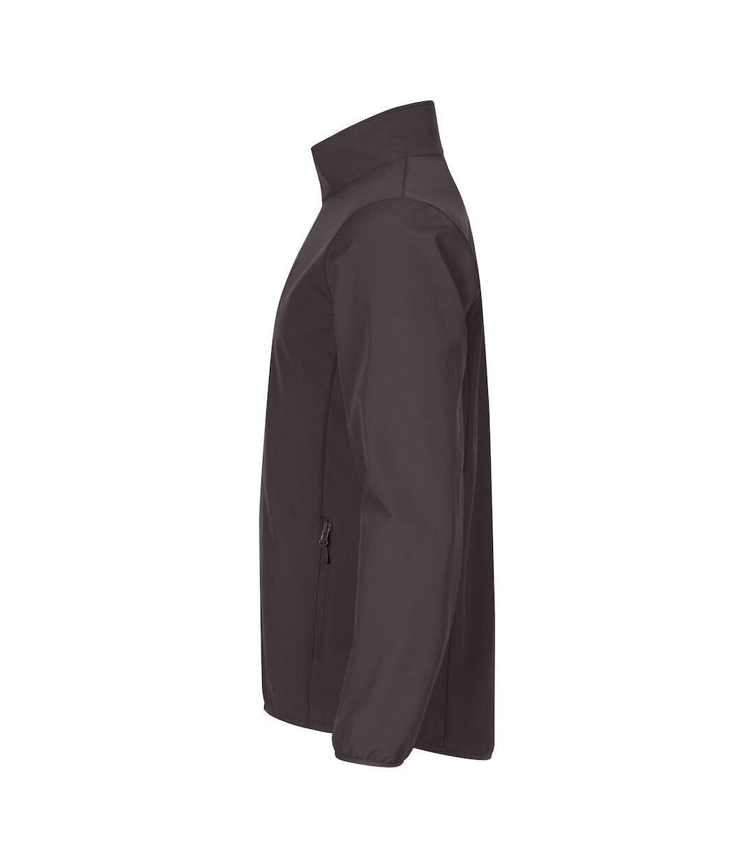 Mens classic soft shell jacket dark grey Clique-3