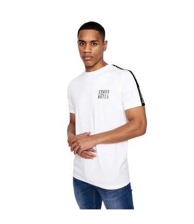 Mens tugford t-shirt white Crosshatch