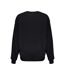 Unisex Adult Diagonal Stripe Oversized Sweatshirt Black White Off White-2