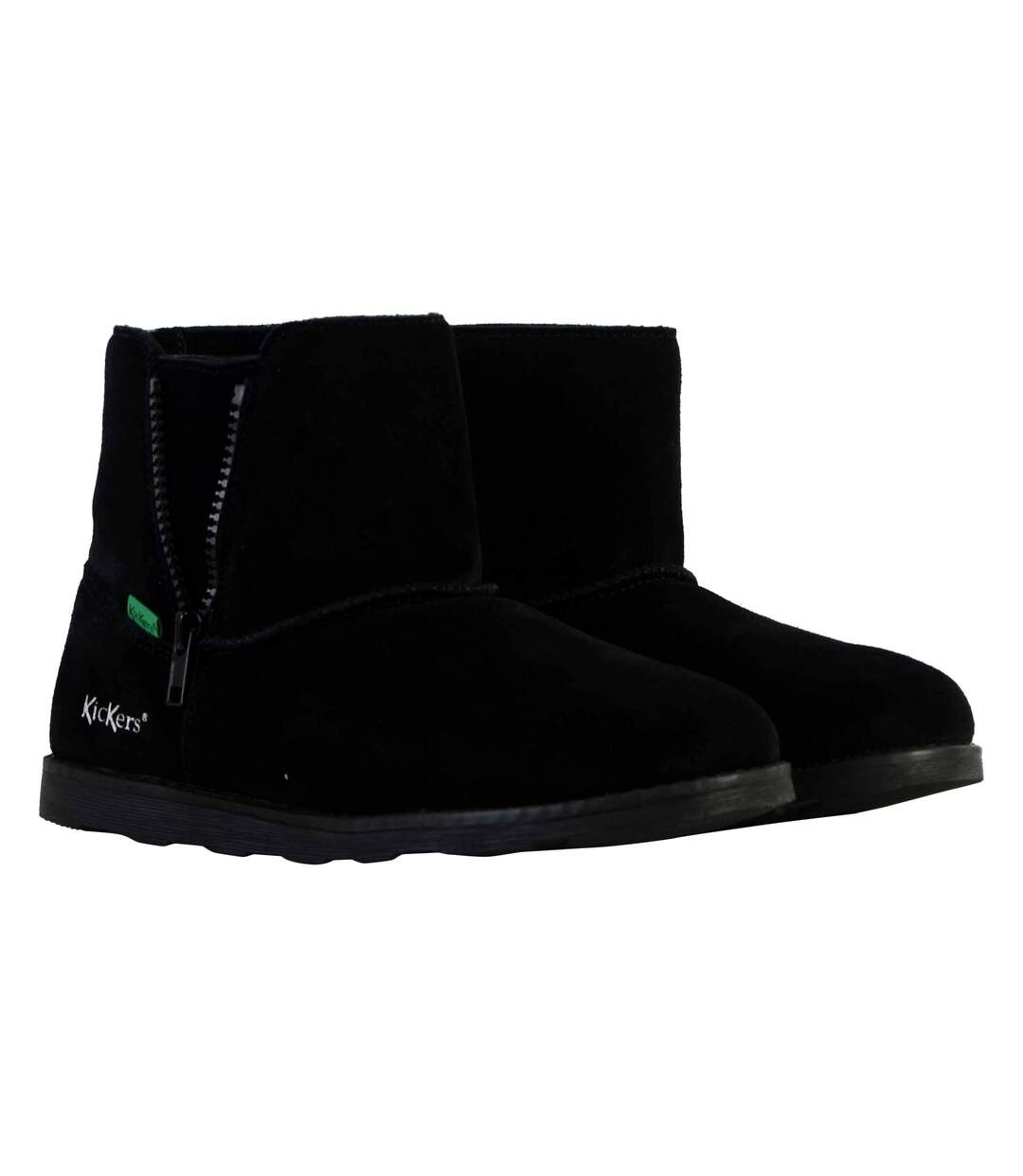 Bottine Cuir Enfant Kickers Aldiza-3