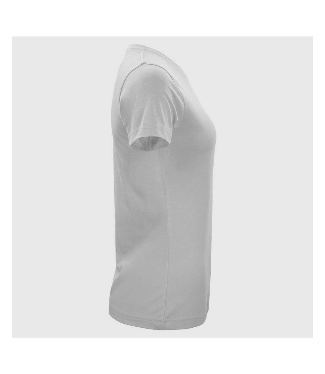 T-shirt Femme Blanc Clique-4