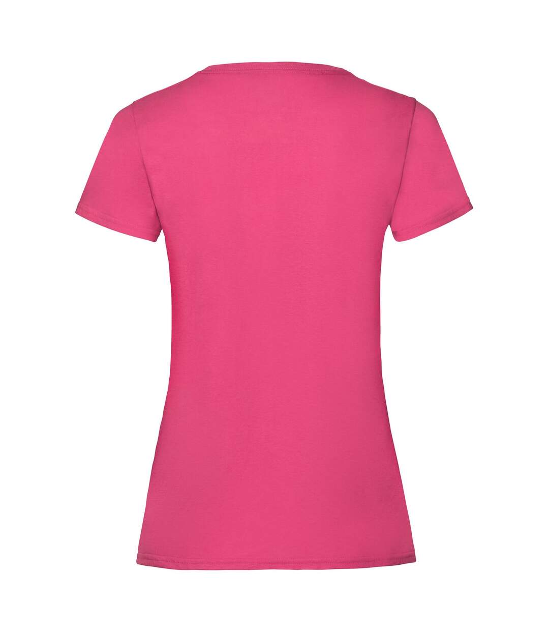 Womens/ladies Valueweight T-shirt Fuchsia Fruit Of The Loom-2