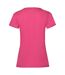 Womens/ladies Valueweight T-shirt Fuchsia Fruit Of The Loom-2