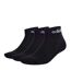 X3 paires de chaussettes noir mixte adidas linear-1