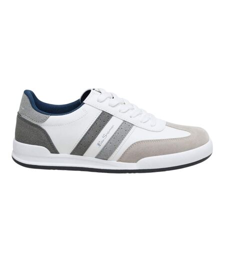 Baskets Sokka Homme Blanc Noir Gris Ben Sherman