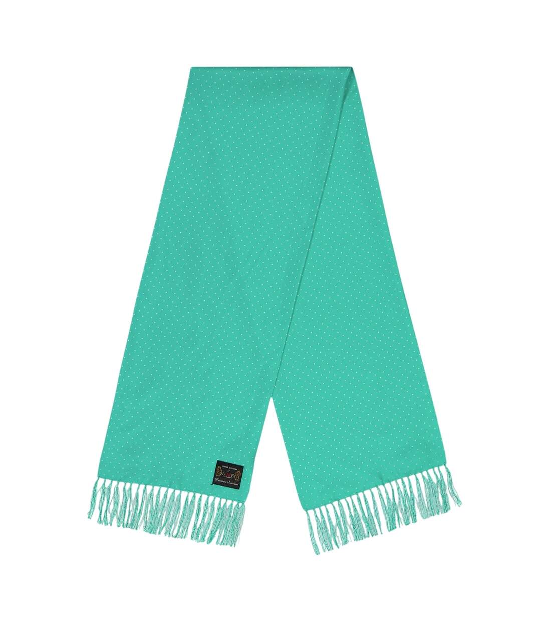 Unisex Adult Dotted Midweight Scarf One Size Mint Green Luke-1