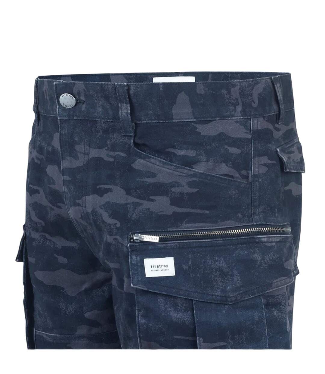 Short Motif/style Logo Homme Noir Camouflage Firetrap-3