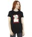 Disney - T-shirt BIG HERO BAYMAX FRAME SUPPORT - Femme (Noir) - UTBI15660-2