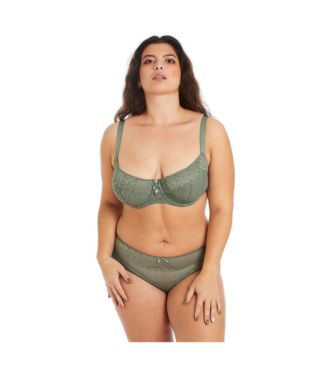 Soutien-gorge à armatures grand maintien kaki Absinthe