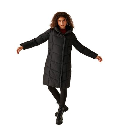 Womens/ladies Nurie Quilted Jacket Black Regatta