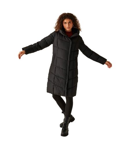 Womens/ladies Nurie Quilted Jacket Black Regatta