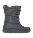 Unisex Dodo Pull On Winter Snow Boots Black Trespass-4
