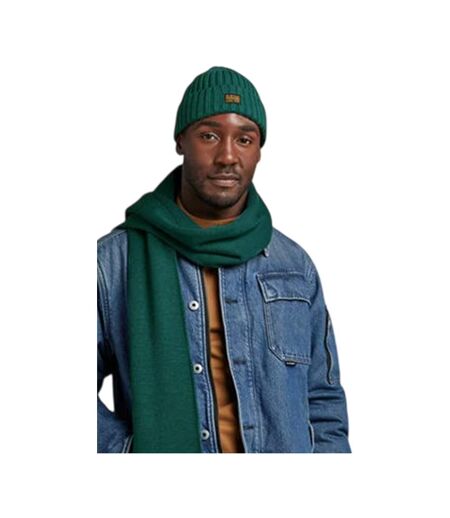 Effo Logo Midweight Knitted Scarf One Size Green G-Star