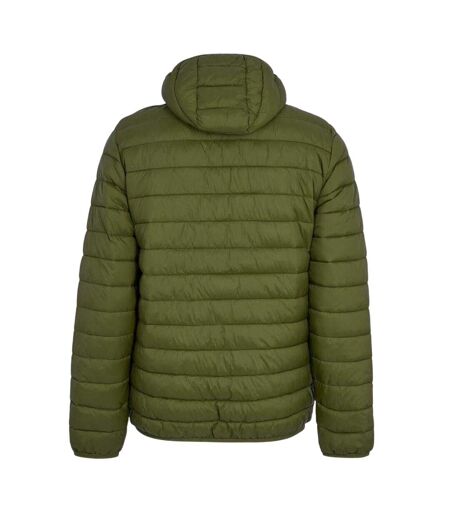 Mens Logo Puffer Jacket Army Green Aquascutum