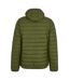 Mens Logo Puffer Jacket Army Green Aquascutum-3