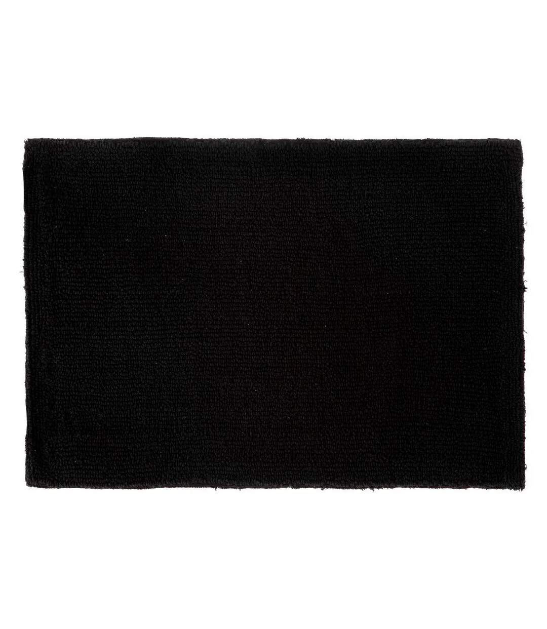 Tapis de Salle de Bain Réversible 50x80cm Noir-2