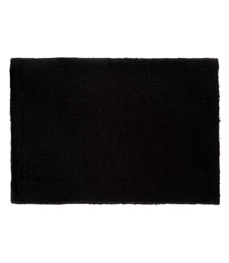 Tapis de Salle de Bain Réversible 50x80cm Noir