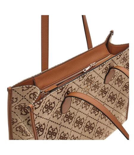 Sac à main marron femme guess silvana