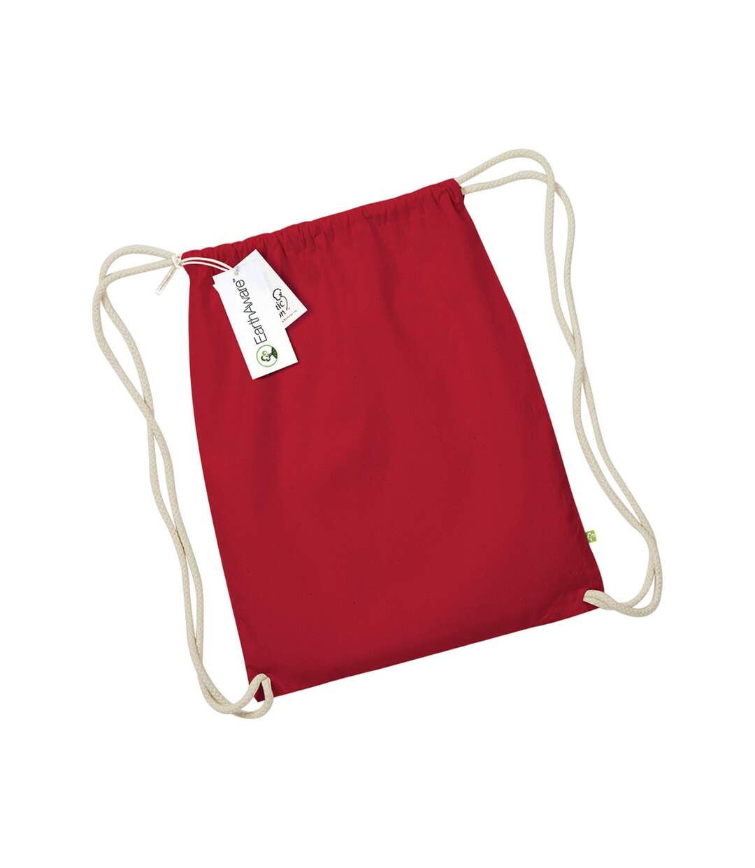 Earthaware Organic Gymsac One Size Classic Red Westford Mill-1