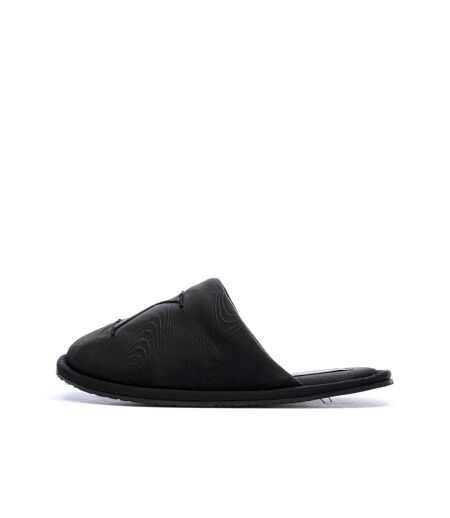 Chaussons noir femme calvin klein jeans slipper satin moire