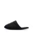 Chaussons noir femme calvin klein jeans slipper satin moire-1
