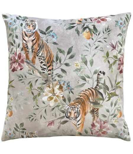 Tiger cushion cover 43cm x 43cm taupe Wylder