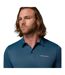 Mens Short-sleeved Polo Shirt Blue Columbia-3