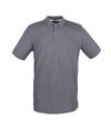 Henbury Mens Modern Fit Cotton Pique Polo Shirt (Steel Grey) - UTPC2590