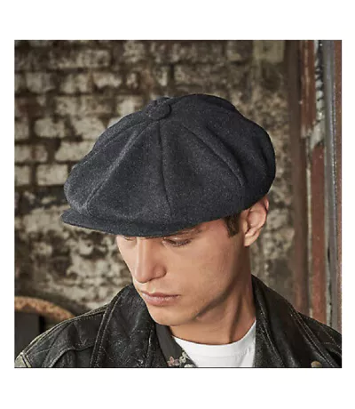 Casquette Melton Unisexe Gris Foncé Beechfield