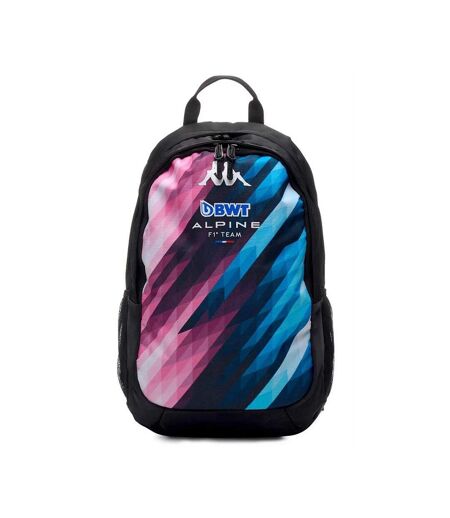 Sac à dos noir/turquoise/rose homme kappa astar - m