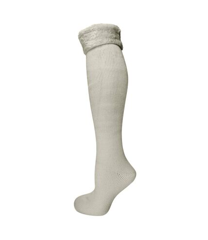 Chaussettes pour bottes samaris trail femme blanc polaire Regatta